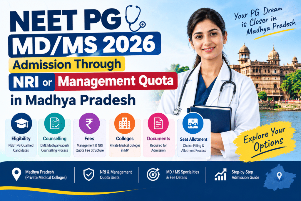 NEET PG 2026 Admission Guide for Madhya Pradesh